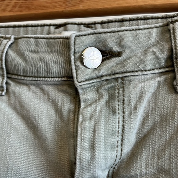 Jessica Simpson green Ankle Cropped Jeans - Picture 2 of 6